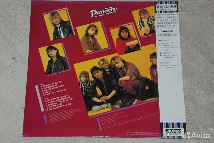 Panache Heartbreak School 1982 (electronic) 1 pres