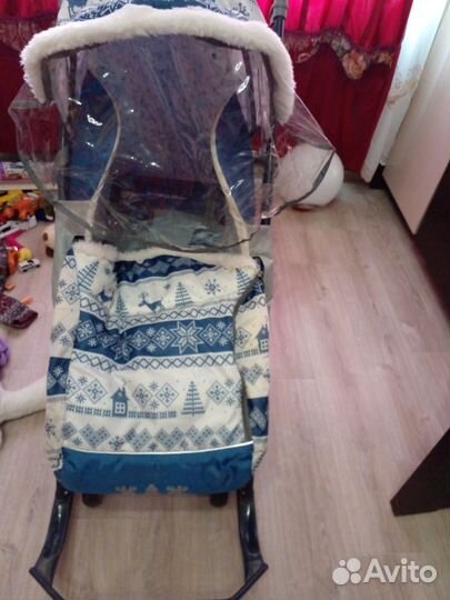 Коляска санки