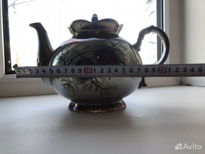 Чайник шишки фарфор винтаж СССР