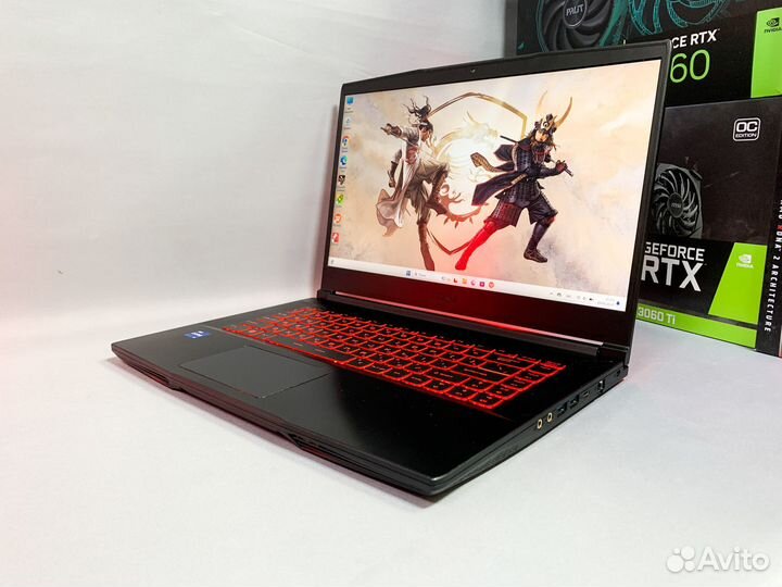 Игровой ноутбук MSI Core i7-11800H/RTX 3050Ti/16Gb