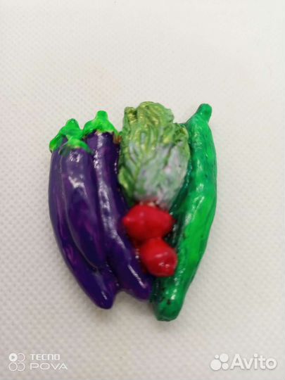 Магниты на холодильник еда