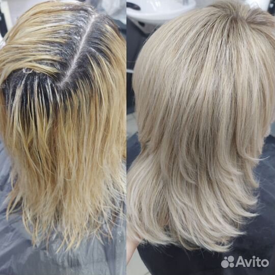 Парикмахер, окрашивание, стрижка, завивка