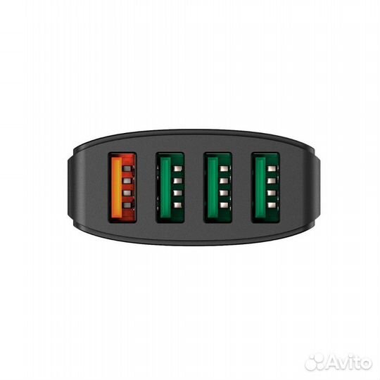 Авто зарядка Aukey 54W Quick Charge 2.0 - 4 USB