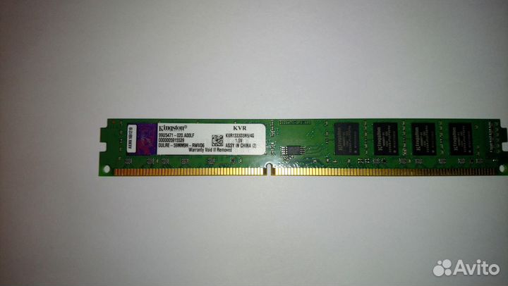 Оперативная память DDR3 Kingston 4GB