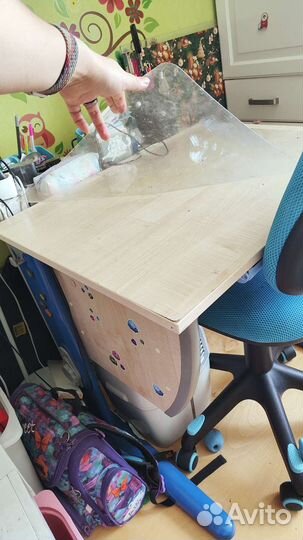 Растущая парта дэми с доп полкой и органайзером