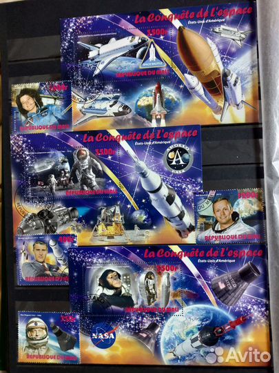 Комплект марок, блоков Космос 26