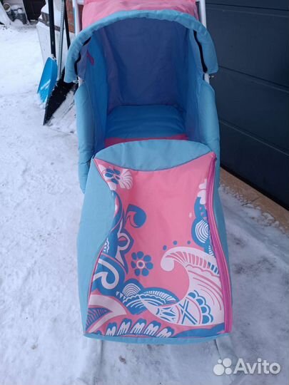 Детские санки коляска
