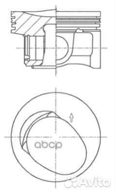 Поршень двс audi. VW 1.2TSI cbza/cbzb 71