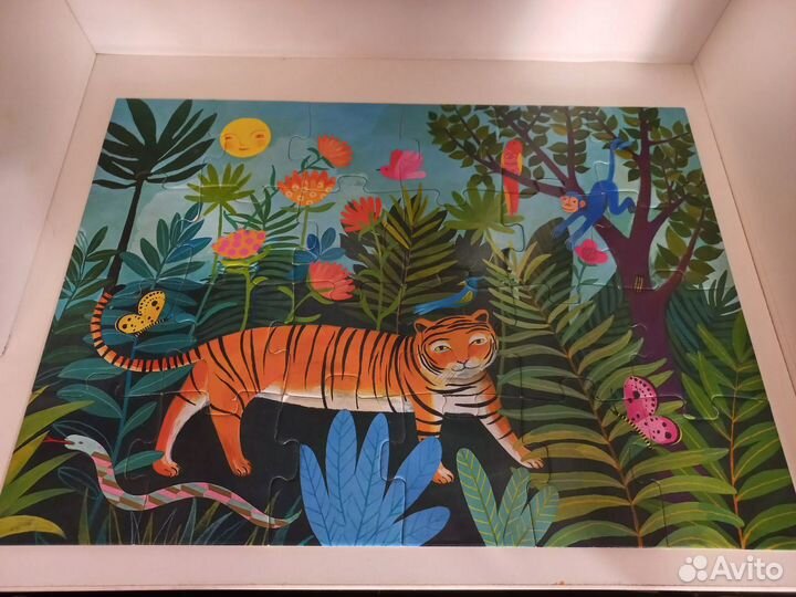 Пазл djeco тигр 24 детали