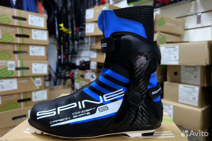 Ботинки лыжные spine Concept Carbon Skate NNN (298