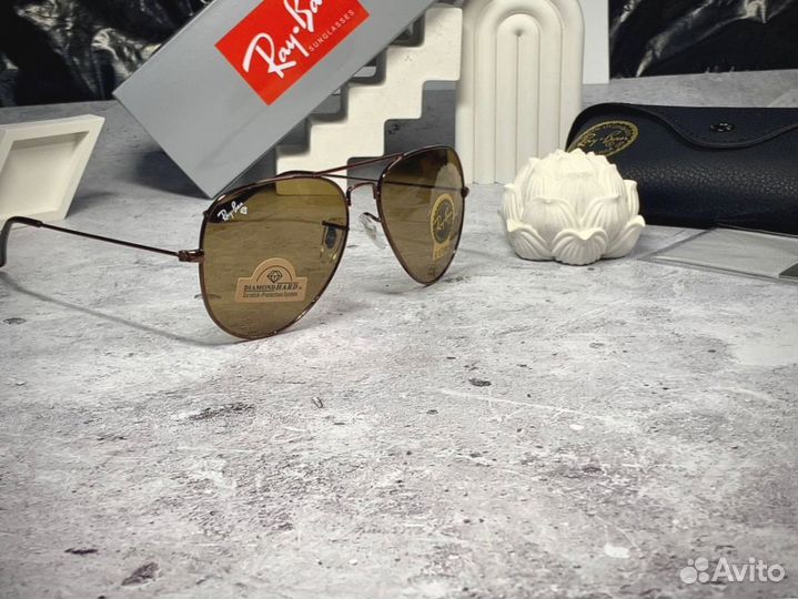 Очки Ray Ban Aviator бронзовые