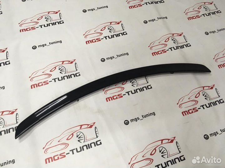 Лип спойлер на Mercedes CLS-class w219 Черный