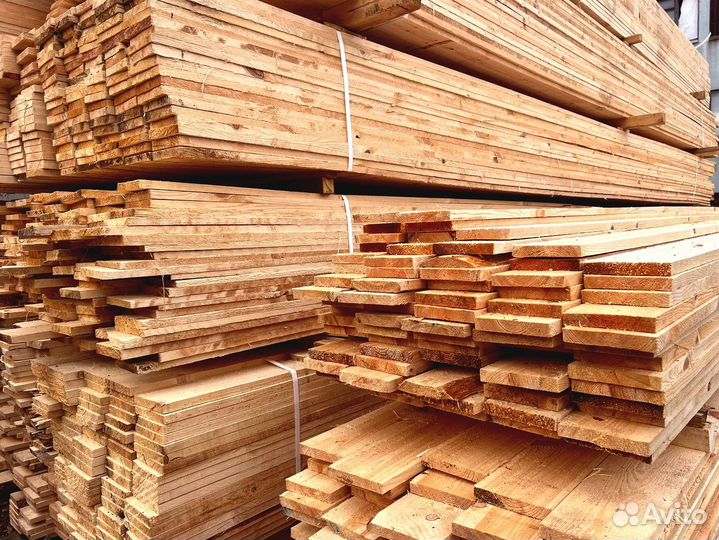 Доска обрезная 50х150х6000мм