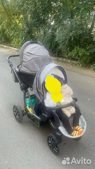 Коляска для двойни bebetto 42