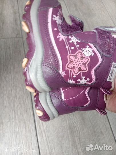 Ботинки на девочку 22 размер