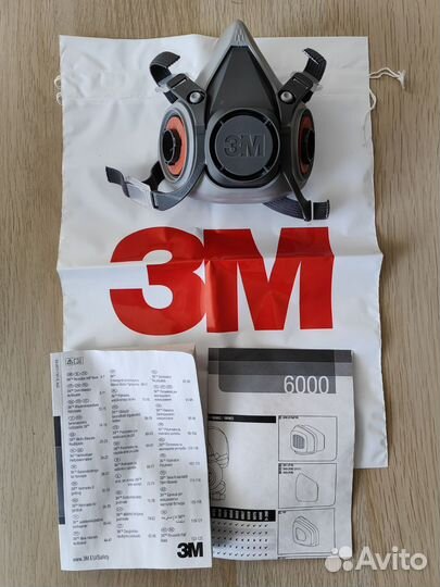 Полумаска 3м 6200