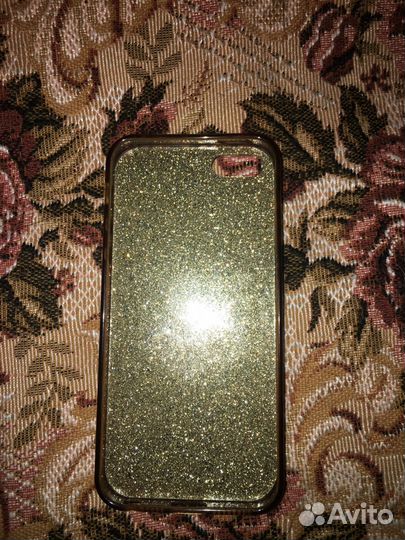 Чехол для айфон 5 s, золотой тигриный принт