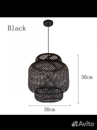 Люстра новая бамбук