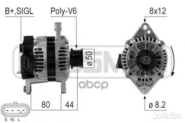 Генератор 14V 85A 210643 Era