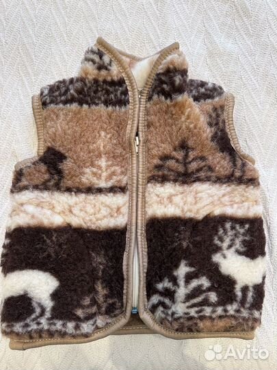 Жилет детский шерстяной