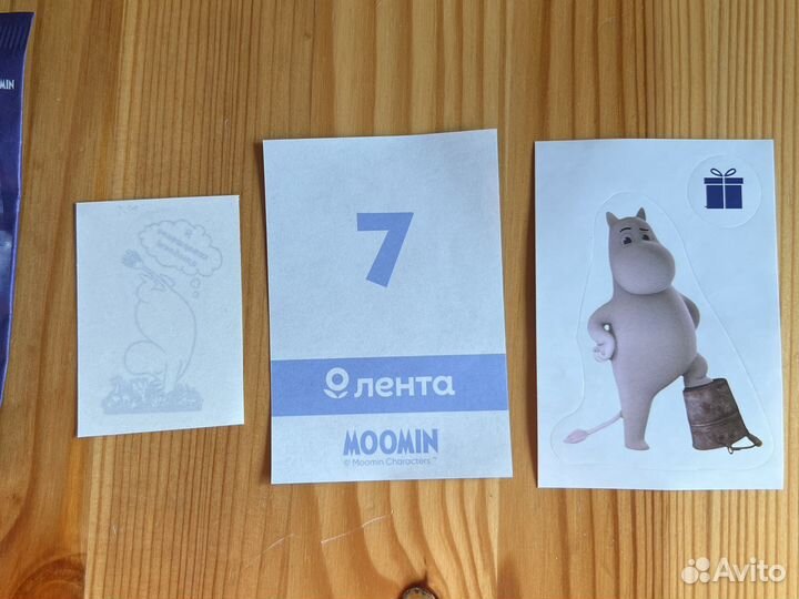 Наклейки муми тролль лента moomin