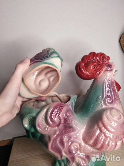 Керамический графин петушок для вина