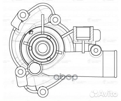 Насос водяной для а/м УАЗ с дв. змз Pro 409051