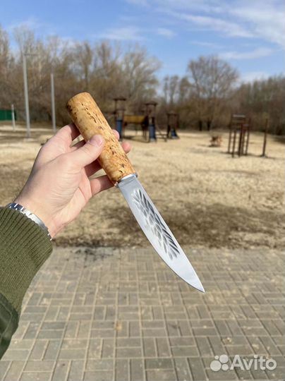 Нож якутский охотничий