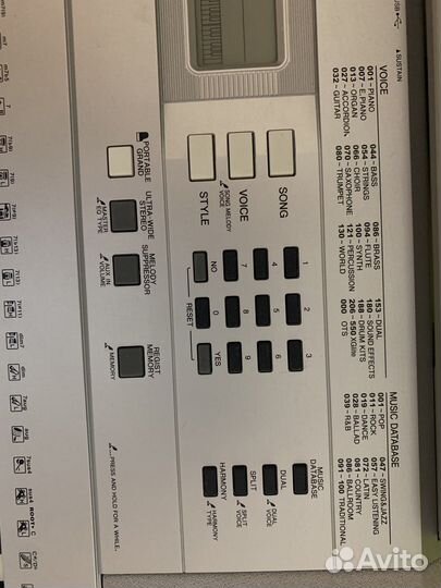 Синтезатор yamaha ypt 340