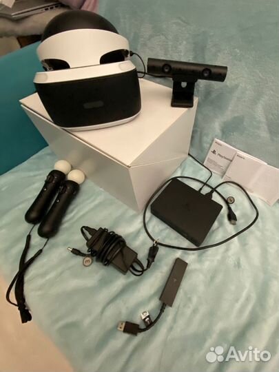 Sony Playstation VR (2 ревизия) + мувы + адаптер