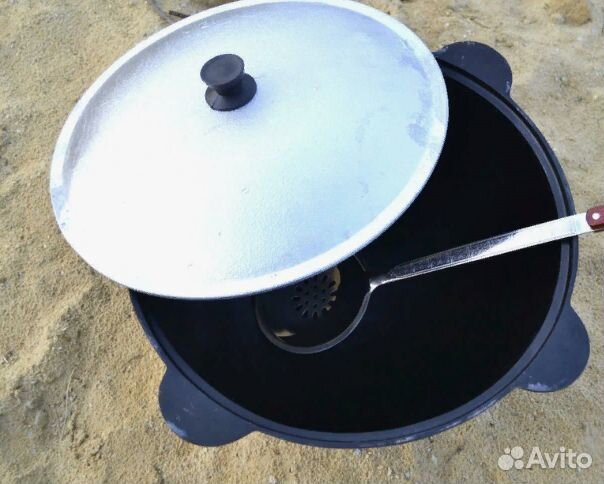Казан узбекский чугунный 22л Оригинал