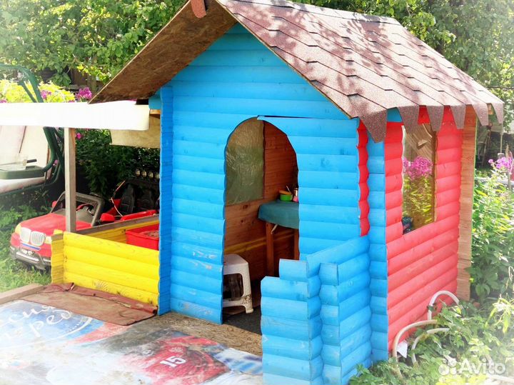 Детский игровой домик для дачи