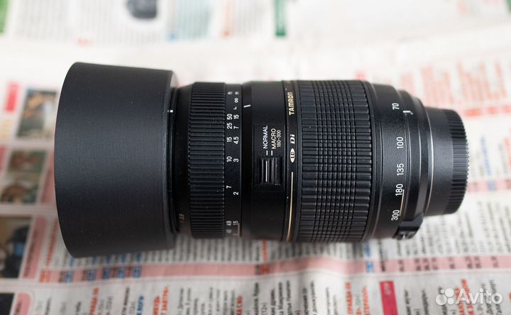 Телевик для nikon Tamron AF 70-300mm 4-5.6 Macro