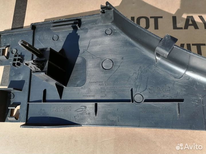 Накладка переднего правого порога Renault Fluence