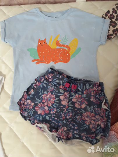 Вещи пакетом для девочки 98 104 hm zara