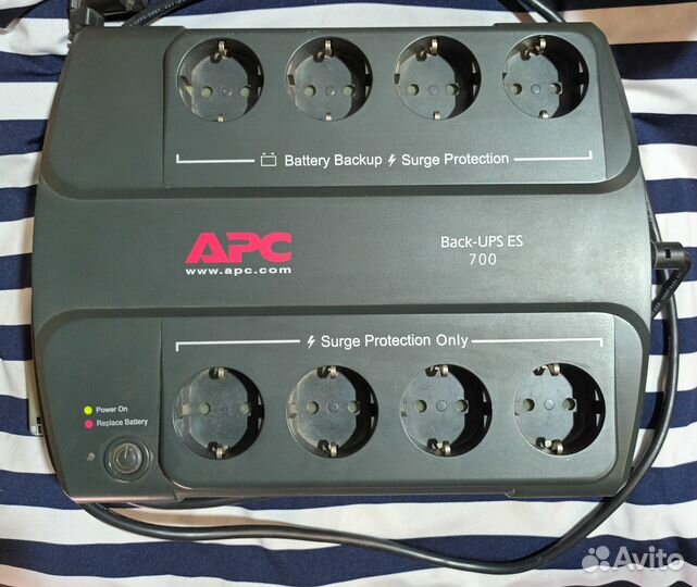 Ибп APC BE700G-RS Back-UPS ES