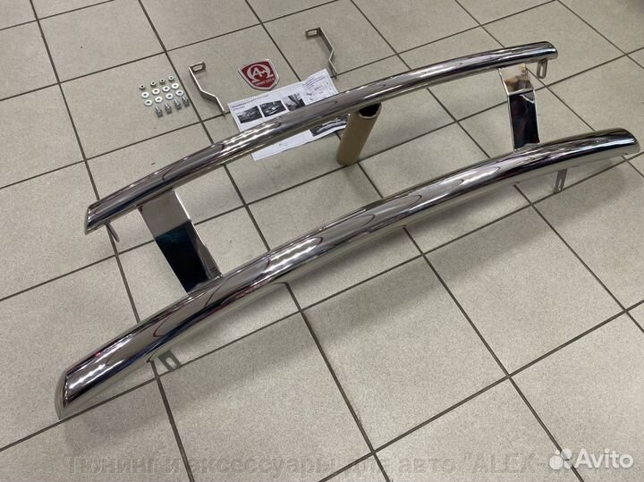 Защита переднего бампера Volkswagen Touareg 2003+