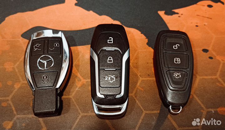 Ключ зажигания mercedes ford