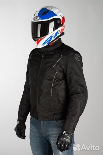 Motorradjacke Bering Conrad Schwarz Черный