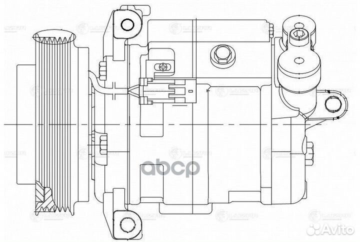 Компрессор кондиц Chevrolet Cruze (09) /Aveo T