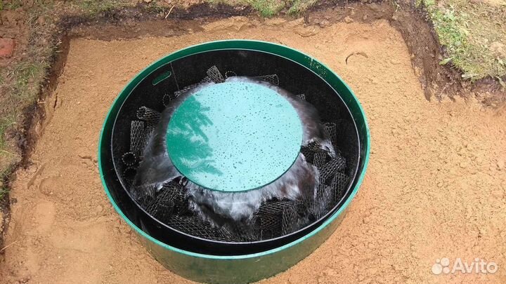 Септик Евролос Био 4.Установка, монтаж под ключ