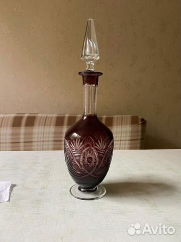 Штоф из резного стекла СССР купить в Москве | Хобби и отдых | Авито