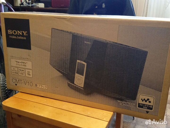 Микросистема Sony CMT-V10 (CD/FM/AM/MP3/Hi-RES