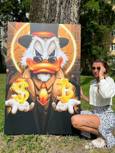Картина на холсте Скрудж Макдак