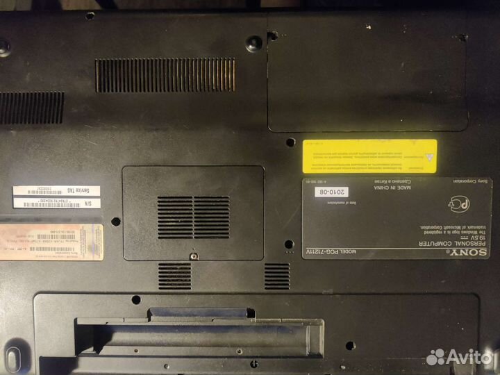 Sony vaio pcg 71211v на запчасти