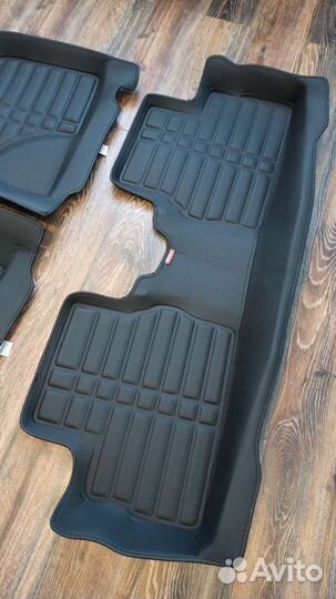 Коврики кожаные 3d