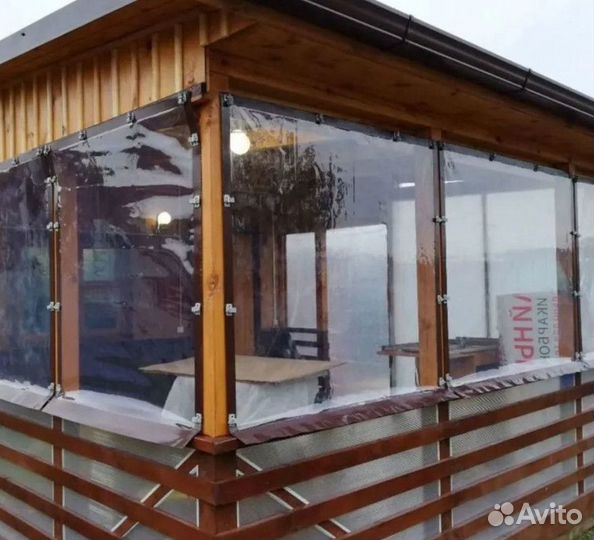 Мягкие окна для беседок