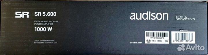 Автомобильный усилитель Audison SR 5.600