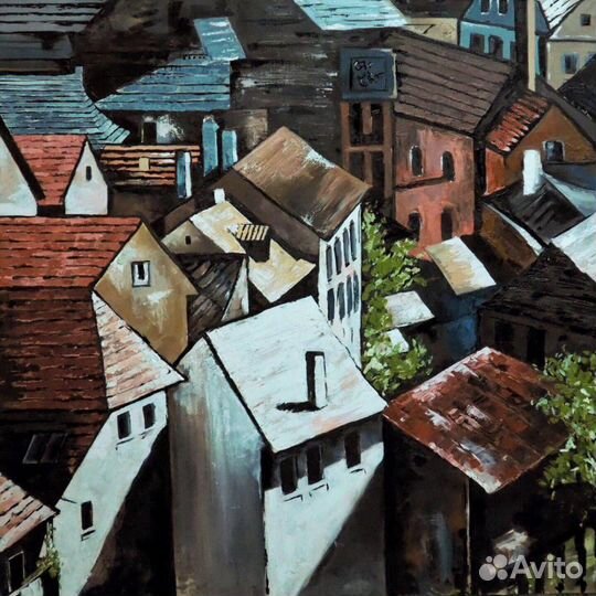 Картина. авторская работа. масло холст 100*100