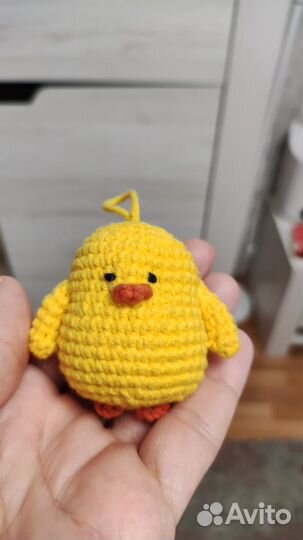 Вязанные цыплята к Пасхе